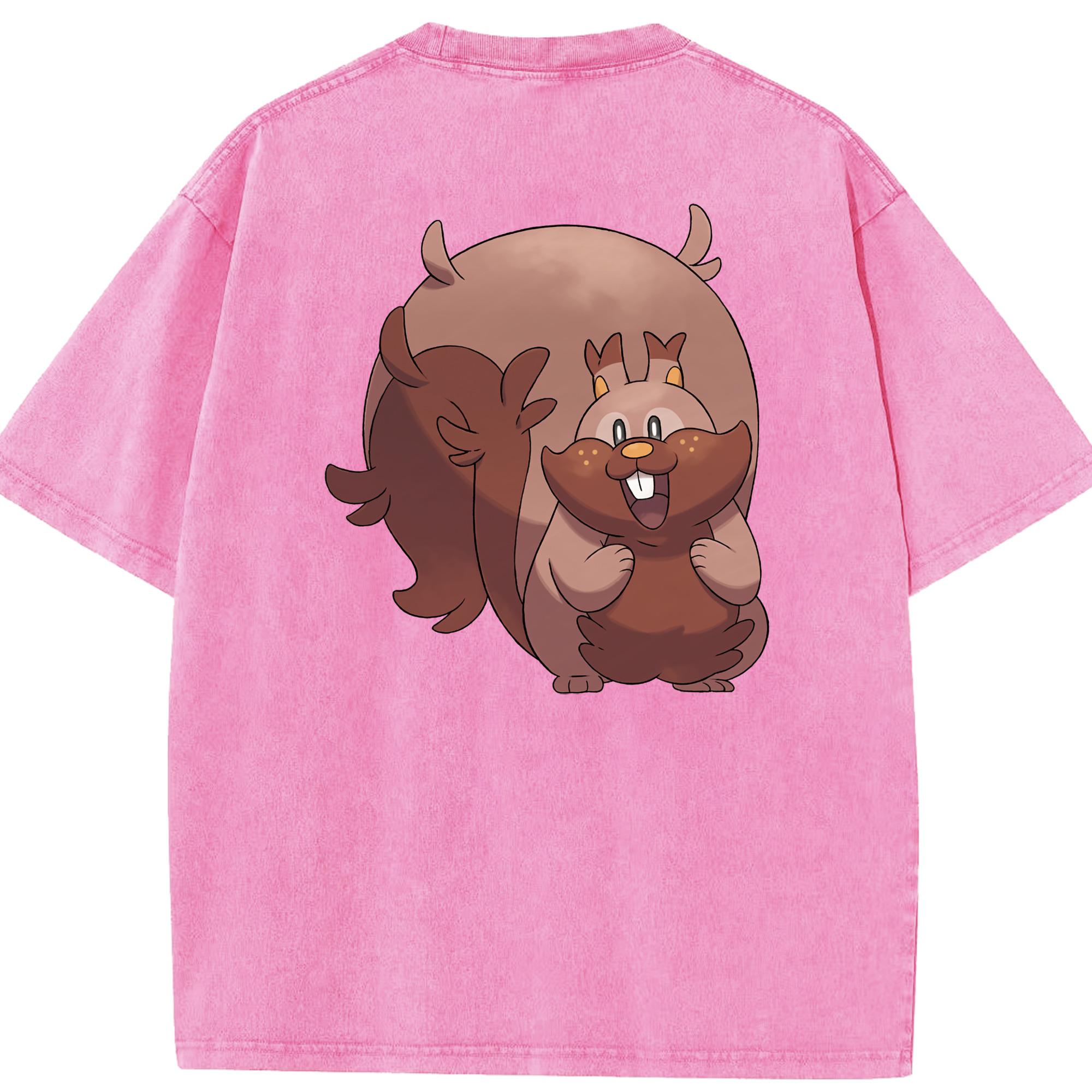 （画像用） ポケットモンスター Pokémon 綿100% ヴィンテージ風 半袖Tシャツ（背面プリント）
